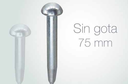 Imagen Clavo de nivelación cabeza redonda sin gota 75mm