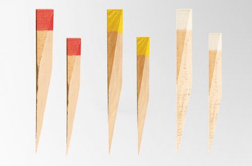 Imagen Estacas topográficas de punta sesgada