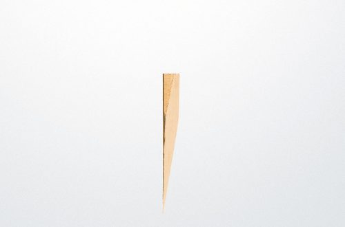 Imagen Estacas topográficas de punta sesgada. 35cm color madera