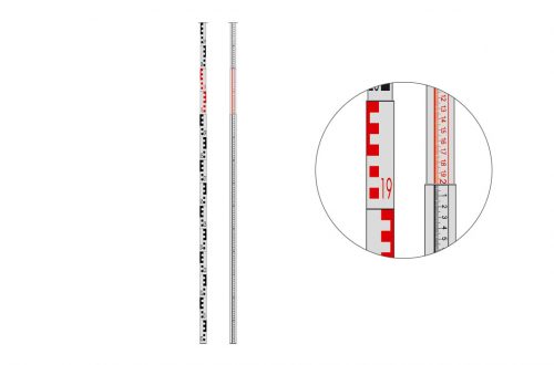 Imagen Miras telescópicas de nivelación NEDO ligera serie Nivellierfix