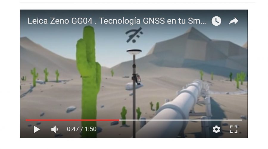 Video Antena GNSS Leica Zeno GG04 Plus