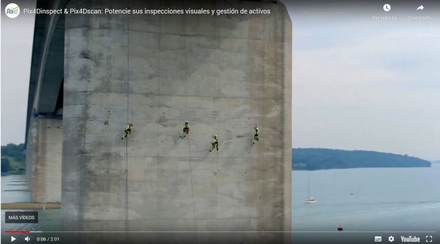 Video Pix4Dscan: Aplicación de vuelo profesional para drones de inspección