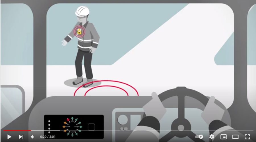 Video Leica iCON CAS prevención de colisiones