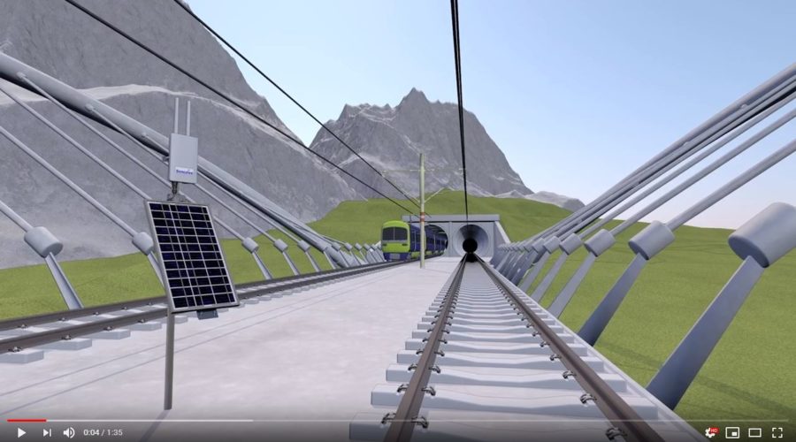 Video Nodo de repetición FlatMesh de Senceive