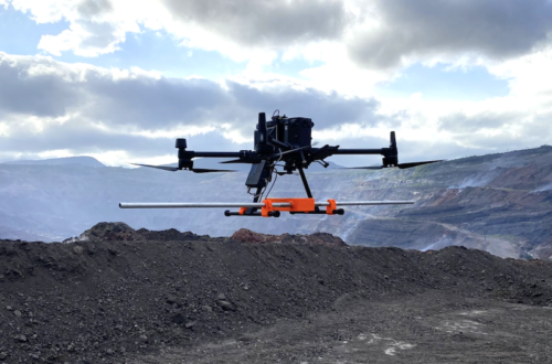 Imagen Sistema de Georradar (GPR) integrado con drones